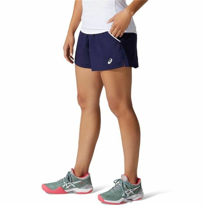 Pantalones Cortos Deportivos para Mujer Asics Court Azul oscuro 6