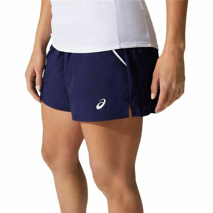 Pantalones Cortos Deportivos para Mujer Asics Court Azul oscuro 2