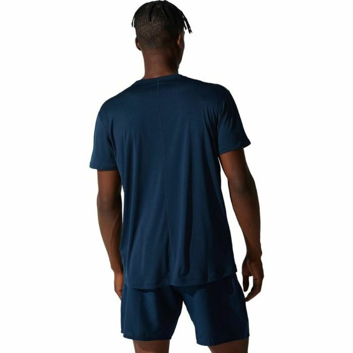 Camiseta de Manga Corta Hombre Asics Core Azul marino 4