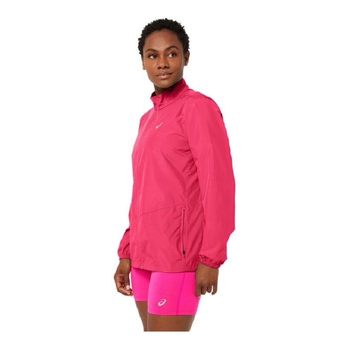 Chaqueta Impermeable para Mujer Asics Core Fucsia 4