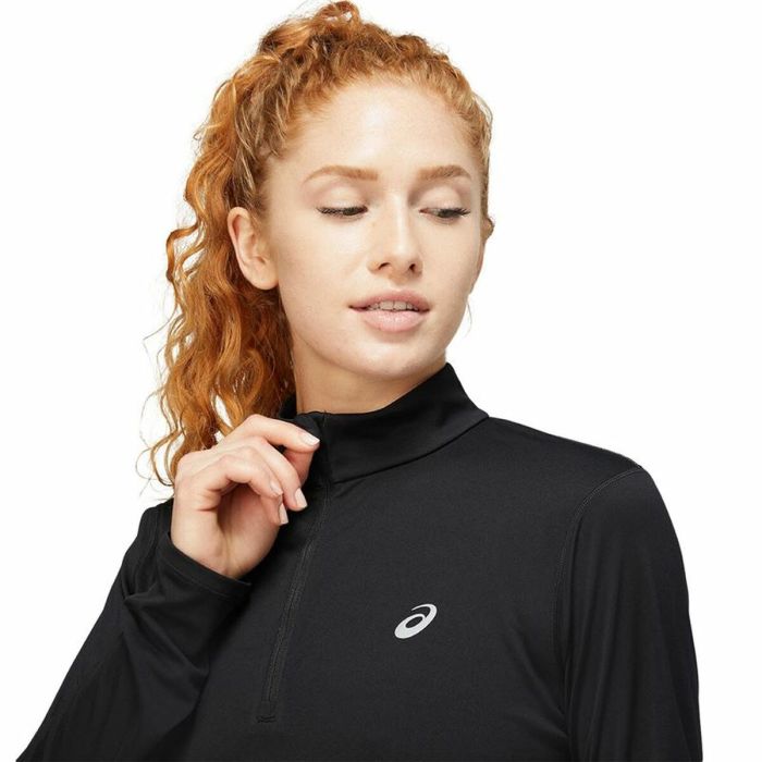 Camiseta de Manga Larga Mujer Asics Negro 3