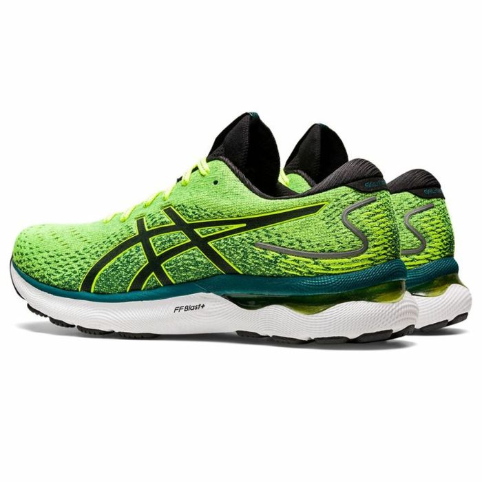 Zapatillas de Running para Adultos Asics Gel-Nimbus 24 Verde limón 1