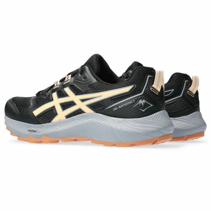 Zapatillas de Running para Adultos Asics Gel-Sonoma 7 Montaña Mujer Negro 2