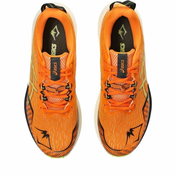 Zapatillas de Running para Adultos Asics Fuji Lite 4 Montaña Hombre Naranja 4