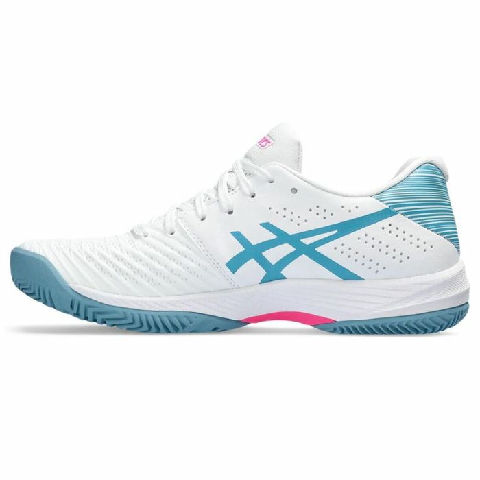 Zapatillas de Padel para Adultos Asics Solution Swift Ff Mujer Blanco 5