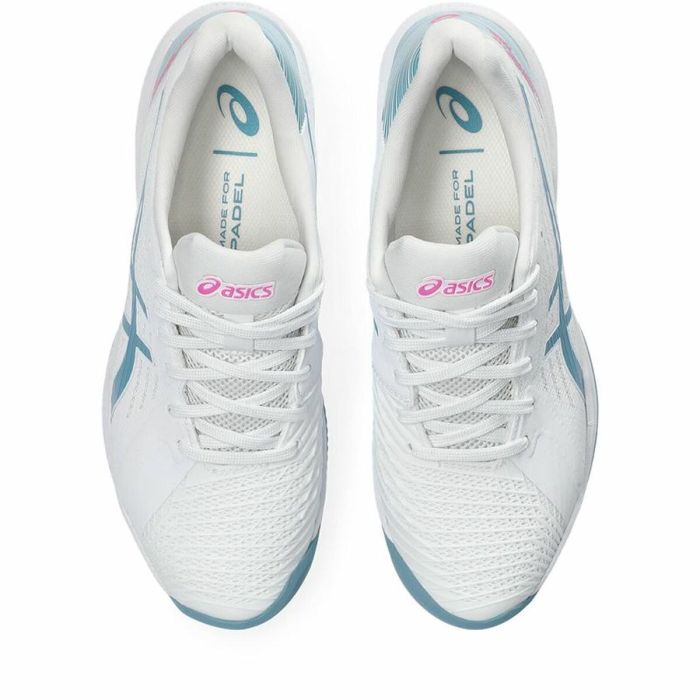 Zapatillas de Padel para Adultos Asics Solution Swift Ff Mujer Blanco 3