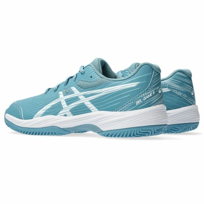 Zapatillas de Tenis para Niños Asics Gel-Game 9 Gs Clay/ Azul claro 2