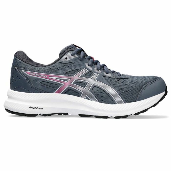 Zapatillas de Running para Adultos Asics Gel Contend 8 Mujer Gris Bixoto