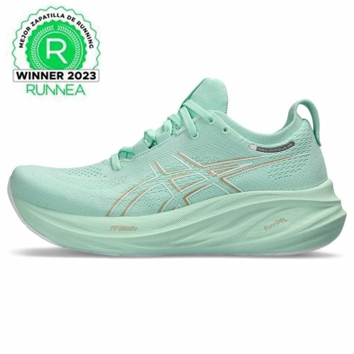 Zapatillas Deportivas Mujer Asics Gel-Nimbus 26 Aguamarina Menta 4