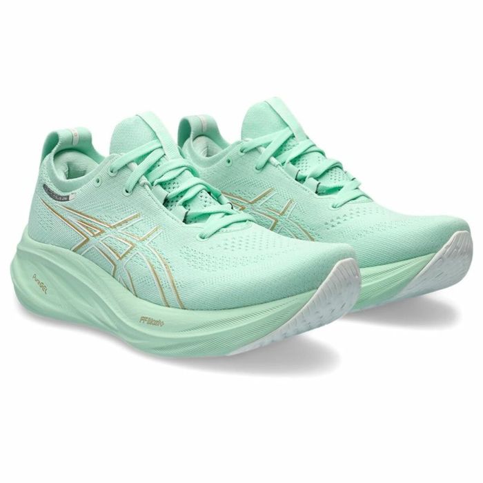 Zapatillas Deportivas Mujer Asics Gel-Nimbus 26 Aguamarina Menta 1