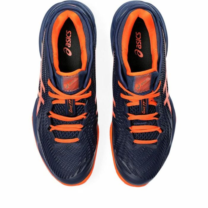 Zapatillas de Tenis para Hombre Asics Court FF 3 Clay Azul marino 4
