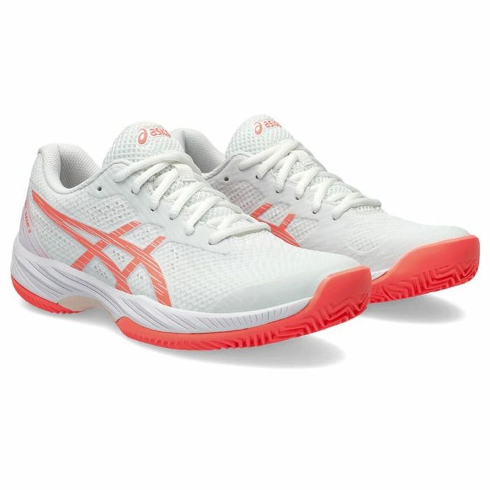 Zapatillas de Tenis para Mujer Asics Gel-Resolution 9 Clay/Oc Blanco 3