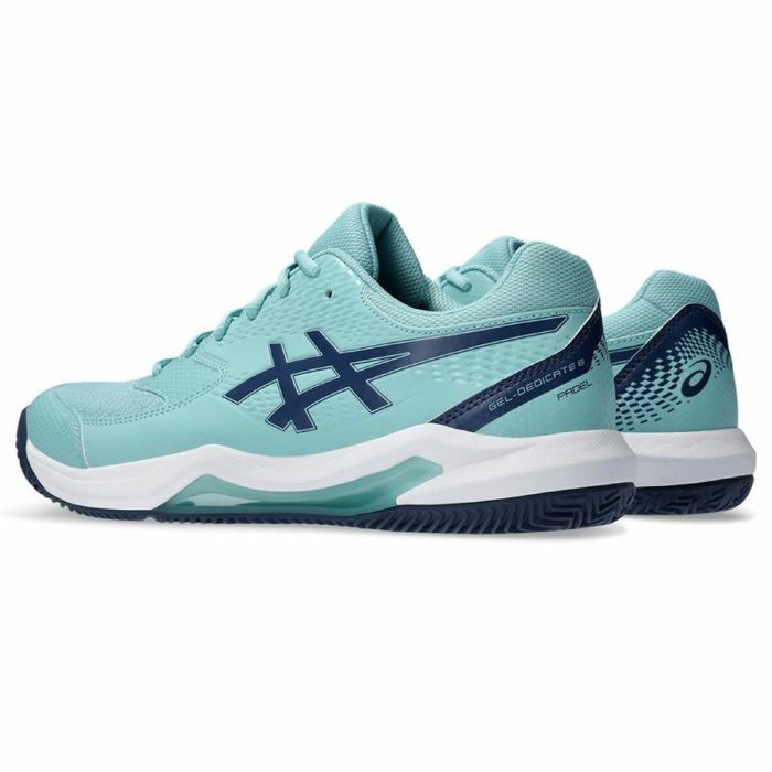 Zapatillas de Padel para Adultos Asics Gel-Dedicate 8 Turquesa Azul claro 2