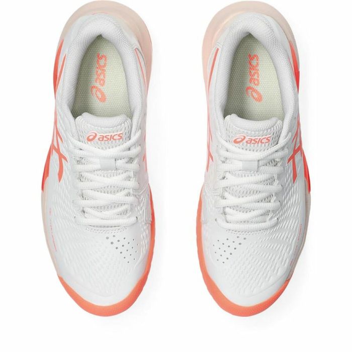 Zapatillas de Tenis para Mujer Asics Gel-Challenger 14 Blanco Naranja 4