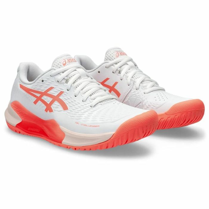 Zapatillas de Tenis para Mujer Asics Gel-Challenger 14 Blanco Naranja 3