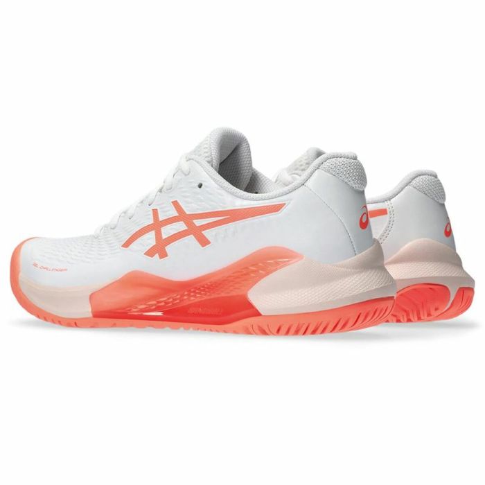 Zapatillas de Tenis para Mujer Asics Gel-Challenger 14 Blanco Naranja 2