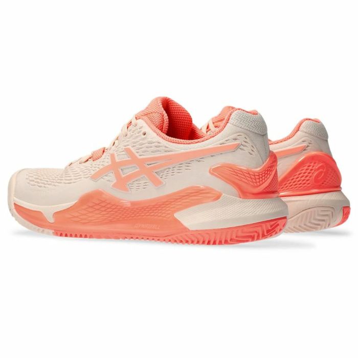 Zapatillas de Tenis para Mujer Asics Gel-Resolution 9 Clay Salmón 2