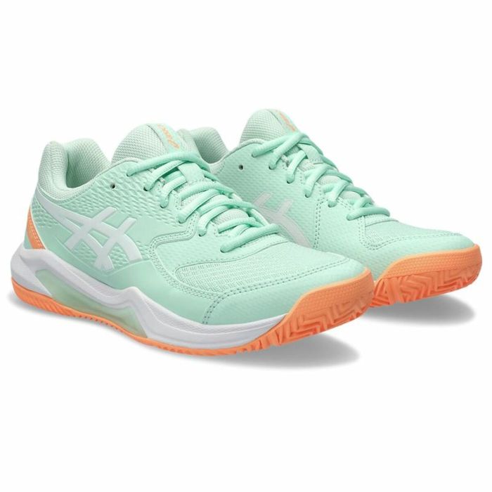 Zapatillas de Padel para Adultos Asics Gel-Dedicate 8 Turquesa Aguamarina 4