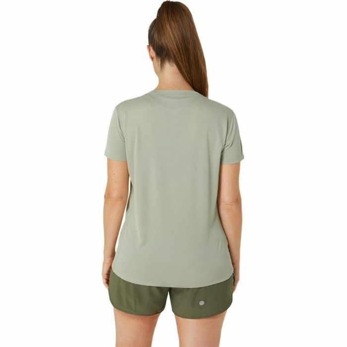 Camiseta de Manga Corta Mujer Asics Core Oliva 4