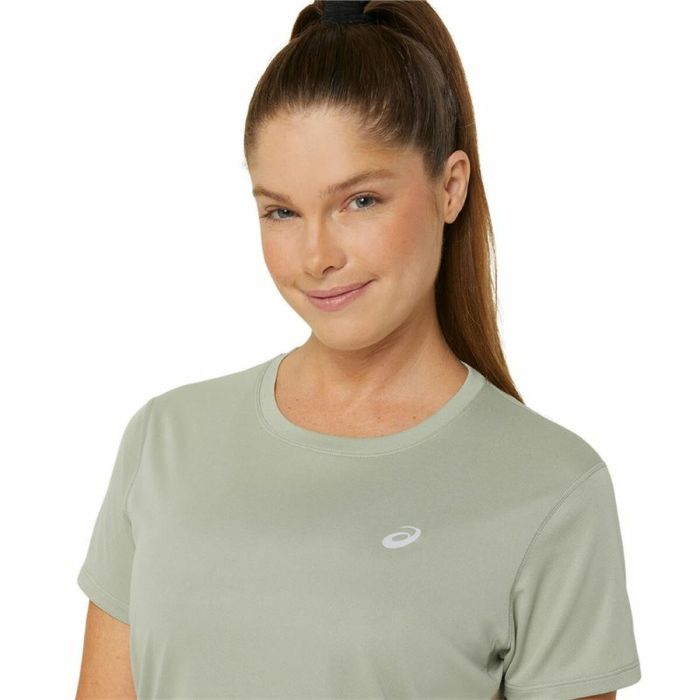 Camiseta de Manga Corta Mujer Asics Core Oliva 2