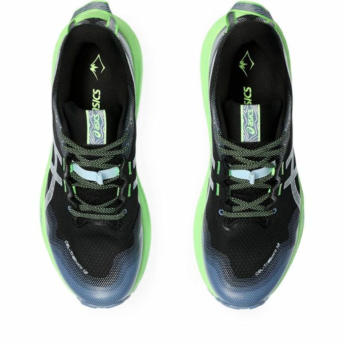 Zapatillas de Running para Adultos Asics Gel-Trabuco 12 Negro Verde 4