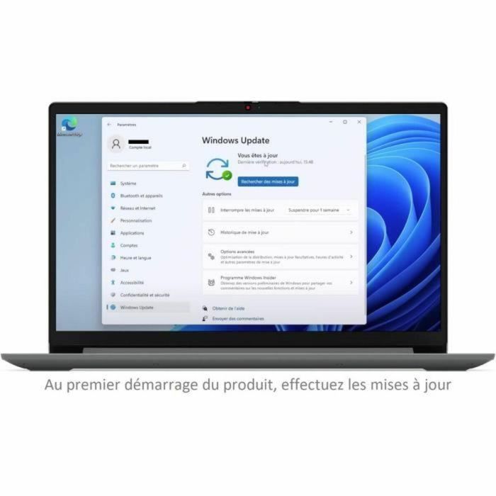 Lenovo LEN1736276949372 Portátil IdeaPad 1 15IGL7 | 15.6 FHD, Intel Celeron N4500, 8GB RAM, 256GB almacenamiento, Windows 11, AZERTY 5 Lenovo LEN1736276949372 Portátil IdeaPad 1 15IGL7 | 15.6 FHD, Intel Celeron N4500, 8GB RAM, 256GB almacenamiento, Windows 11, AZERTY 5