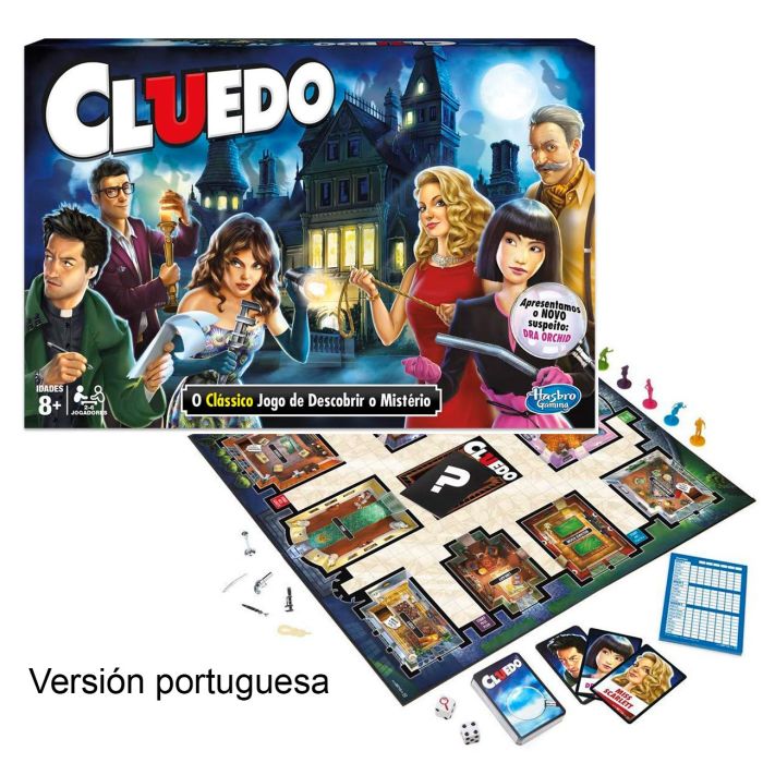 Juego Cluedo Mistery Game Portugues 38712 Hasbro Gaming