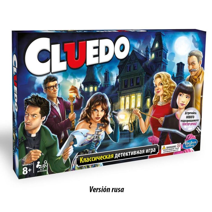 Juego Cluedo Mistery Game Ruso 38712 Hasbro Gaming