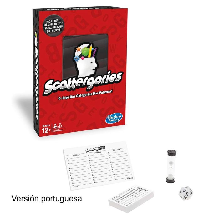 Scattergories Portugués C1941 Hasbro Gaming