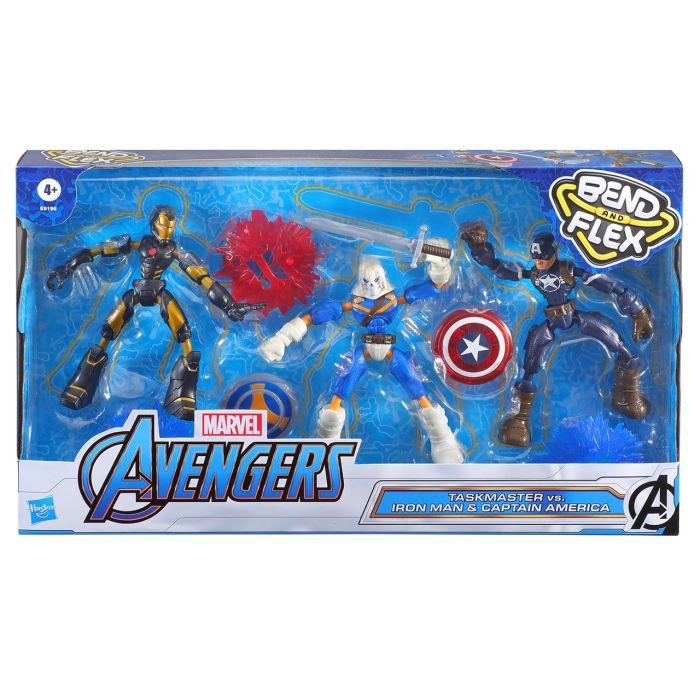 Taksmaster Vs Iron Man&Capitan America Avengers E9198 Hasbro 1