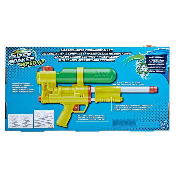 Pistola De Agua Super Soaker Xp50-Ap F1972 Hasbro 3 Pistola De Agua Super Soaker Xp50-Ap F1972 Hasbro 3