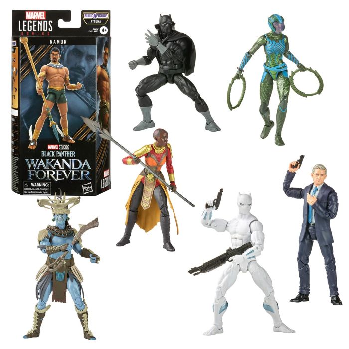 Figura Black Panther Marvel Legends Attuma F3431 Hasbro Figura Black Panther Marvel Legends Attuma F3431 Hasbro