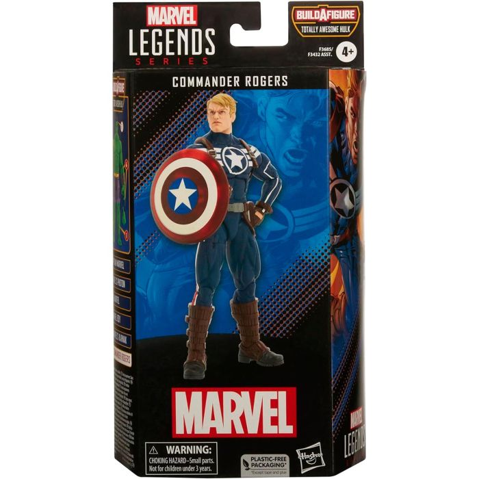 Figura Comandante Rogers Marvel Legends F3685 Hasbro 1