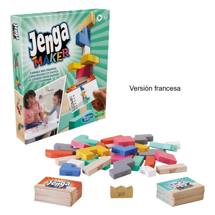 Jenga Maker En Francés F4528 Hasbro Gaming