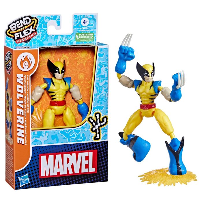 Avengers Bend & Flex Lobezno Fire Mission F4965 Avengers 1 Avengers Bend & Flex Lobezno Fire Mission F4965 Avengers 1