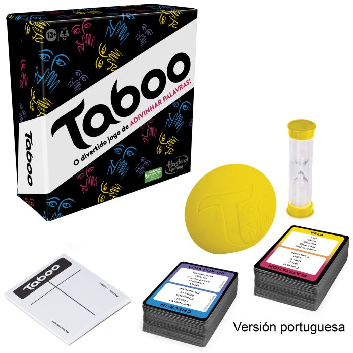 Taboo Refresh En Portugués F5254 Hasbro Gaming