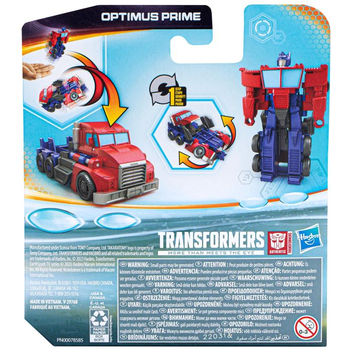 Transformers Earthspark Cambiador 1 Paso F6229 Hasbro 4
