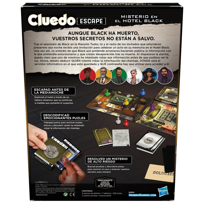 Cluedo Escape Traición En El Hotel F6417 Hasbro Games 4