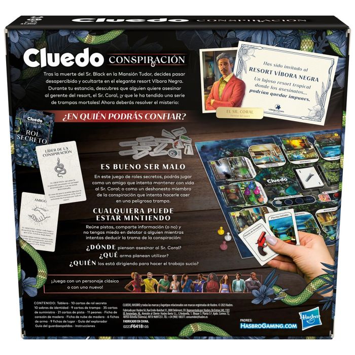 Cluedo Conspiración F6418 Hasbro Games 3