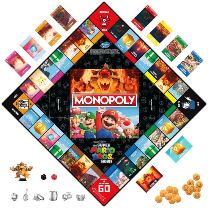 Monopoly Super Mario Movie F6818 Hasbro Gaming 2