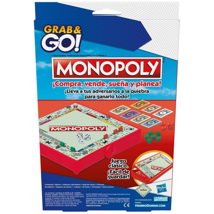 Juego Monopoly Viaje F8256 Hasbro Gaming 3