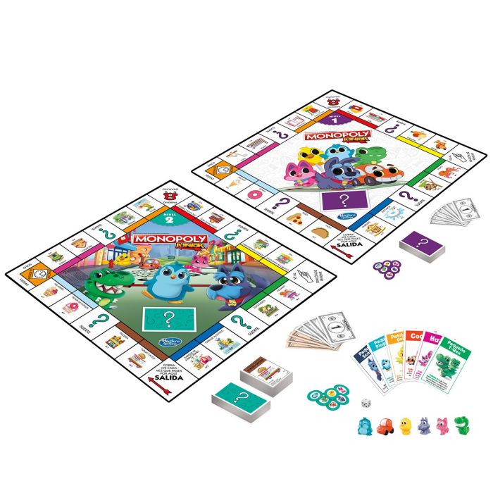 Monopoly Junior 2 Juegos En 1 F8562 Hasbro Gaming 2