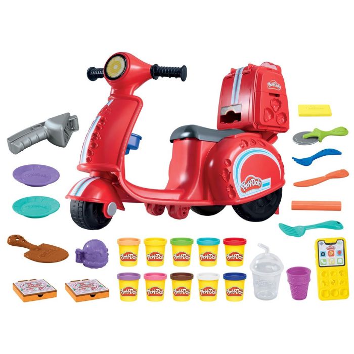 Moto Repartidora De Pizzas Play-Doh F8803 Hasbro 1