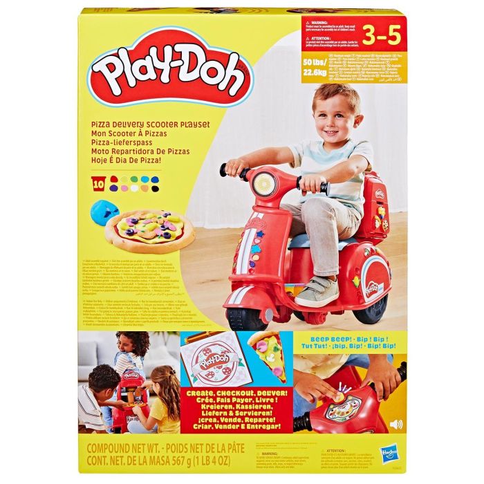 Moto Repartidora De Pizzas Play-Doh F8803 Hasbro 3