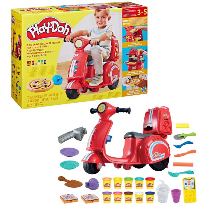 Moto Repartidora De Pizzas Play-Doh F8803 Hasbro 4