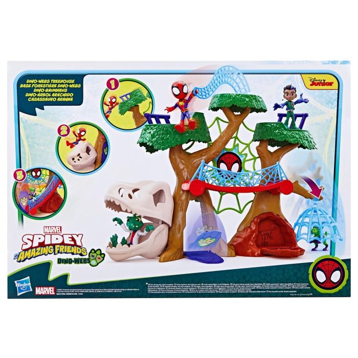 Figura spidey dino-webs árbol arácnido 12,4x31,8x45,7 cm 3