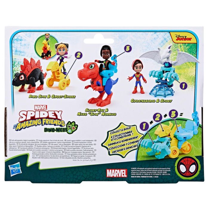 Figuras Y Accesorios Dino Webs Spidey G0123 Marvel 3