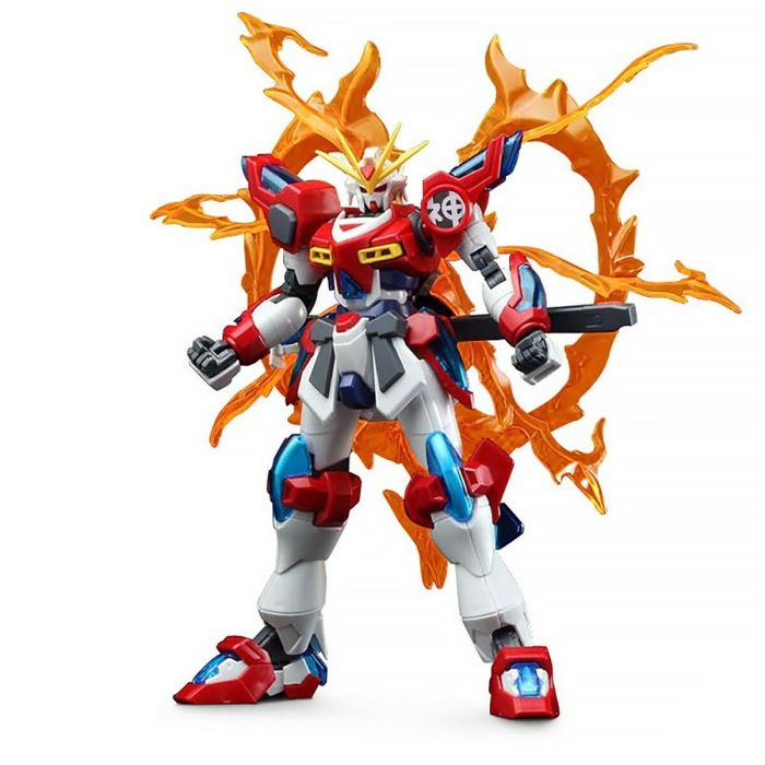 BANDAI HOBBY Figura Kamiki Burning Gundam High Grade 1/144 - Gundam Build Fighters Try, Material PS, PE