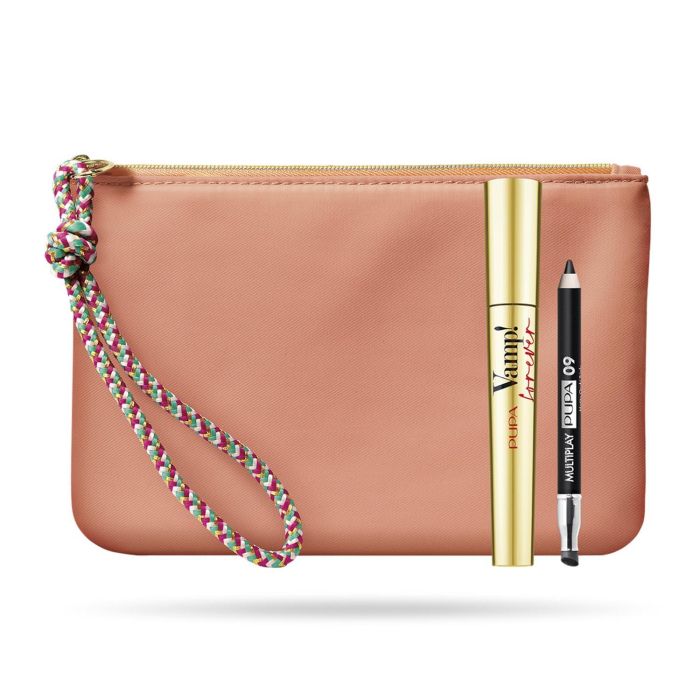 Pupa Vamp! Forever Set Máscara de Pestañas 1 Unidad + Multiplay Lápiz de Ojos 1 Unidad + Neceser 1 Unidad