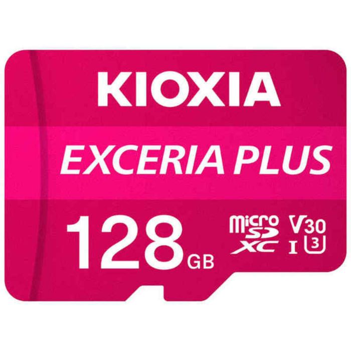 Tarjeta de Memoria Micro SD con Adaptador Kioxia Exceria Plus Rosa Clase 10 UHS-I U3 2